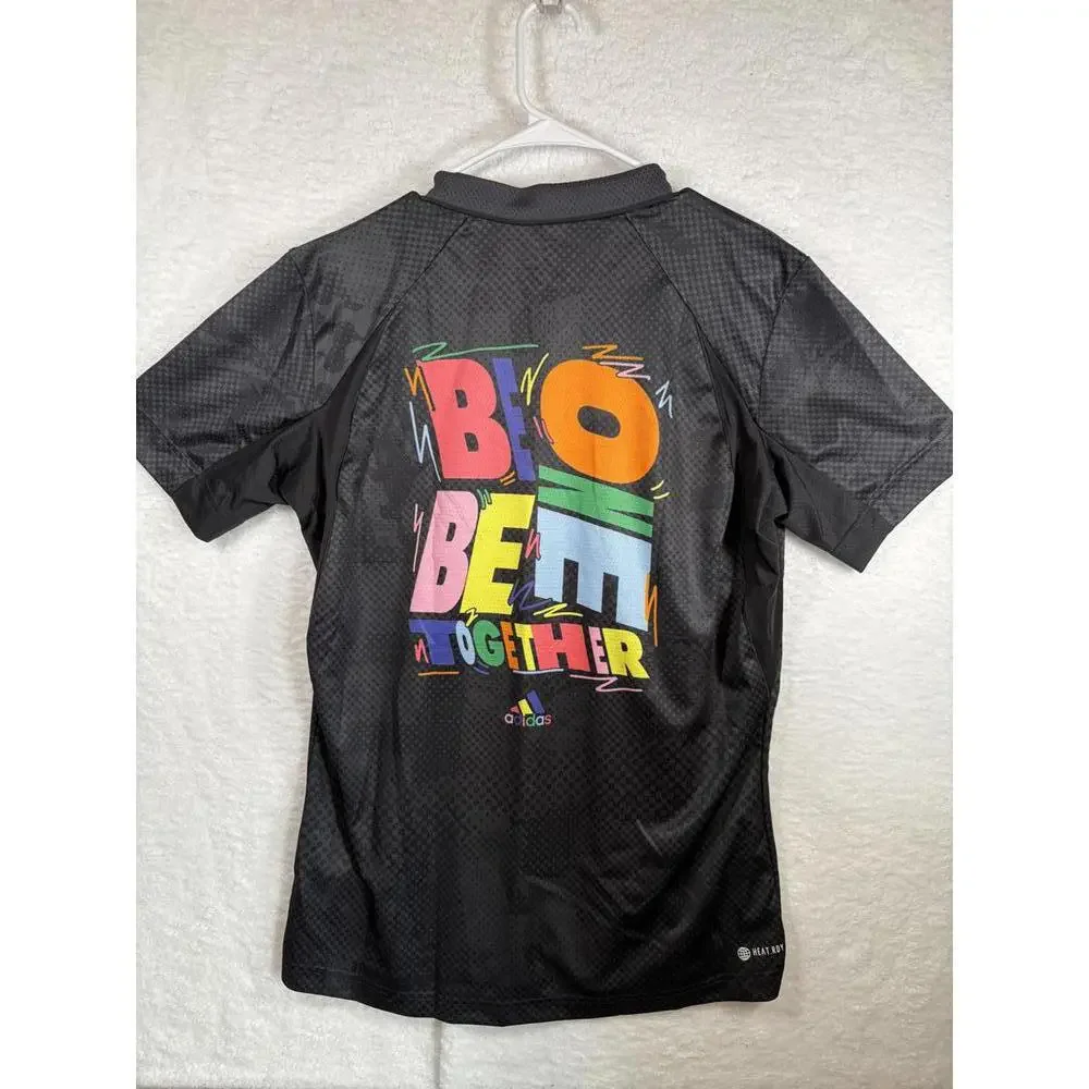 Adidas Polo Love Unites Pride Freelift Mens Large HD3362 - Picture 4 of 4